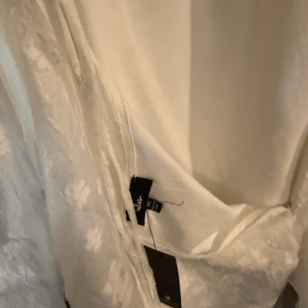 Lulu's White Floral Lace Dress